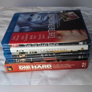 9 Blu-ray Movie Collection Salt, Die Hard Punisher